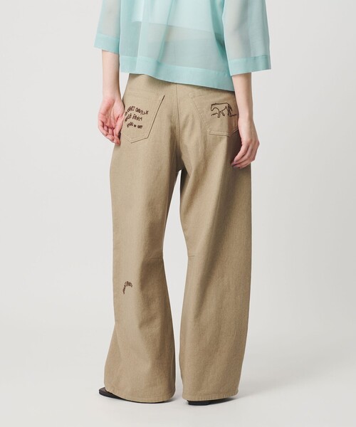 BEAUTY＆YOUTH UNITED ARROWS ワイドパンツ パンツ ドローイング エン