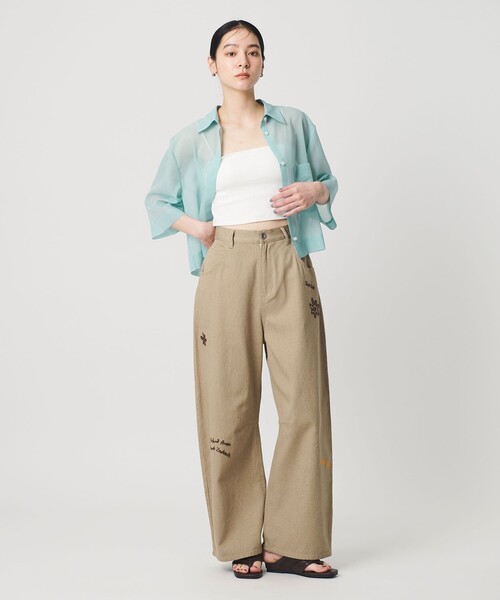 BEAUTY＆YOUTH UNITED ARROWS ワイドパンツ パンツ ドローイング エン