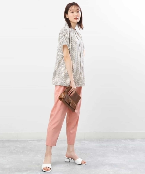 「MK MICHEL KLEIN」 スラックス 40 ネイビー レディース_画像8