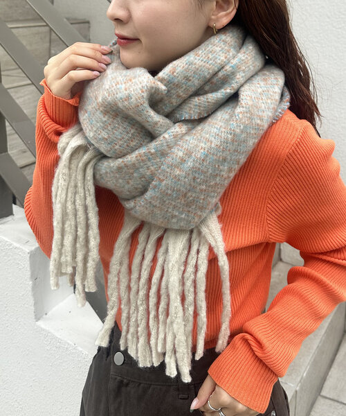 「mystic」 ストール ONE SIZE グレー レディース_画像6