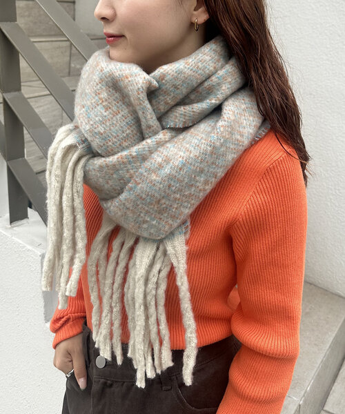 「mystic」 ストール ONE SIZE グレー レディース_画像7