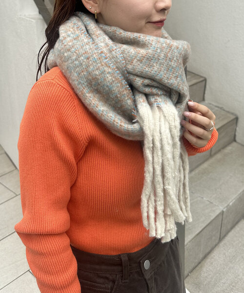 「mystic」 ストール ONE SIZE グレー レディース_画像8