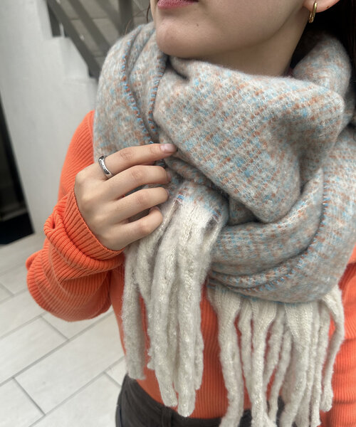 「mystic」 ストール ONE SIZE グレー レディース_画像9
