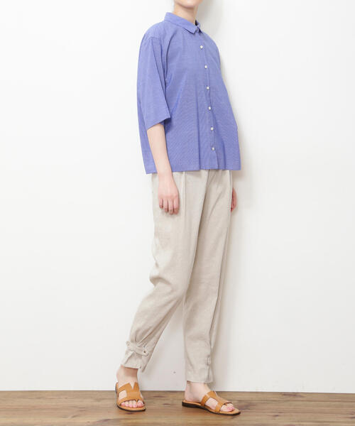 「human woman」 スラックス MEDIUM オレンジ系その他 レディース_画像4