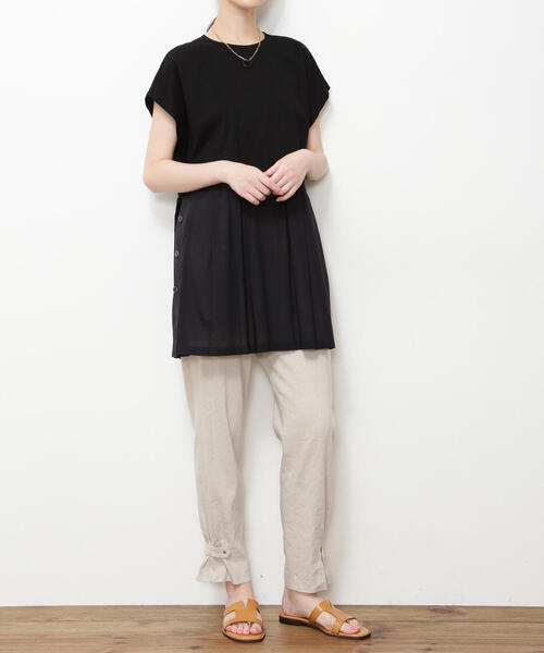 「human woman」 スラックス MEDIUM オレンジ系その他 レディース_画像6