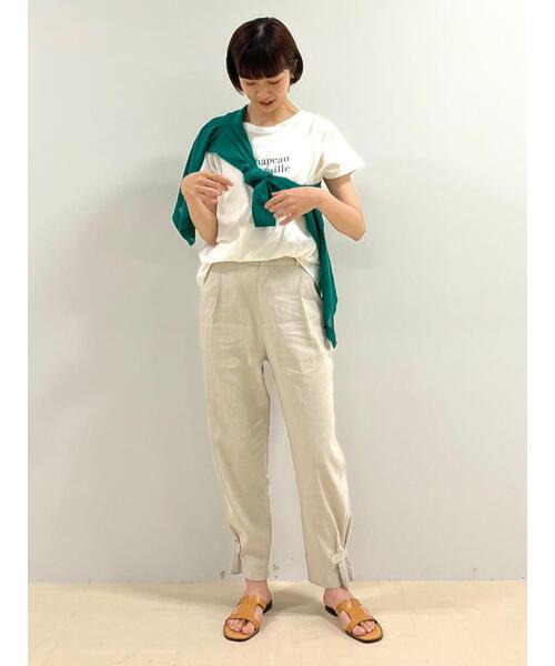 「human woman」 スラックス MEDIUM オレンジ系その他 レディース_画像9