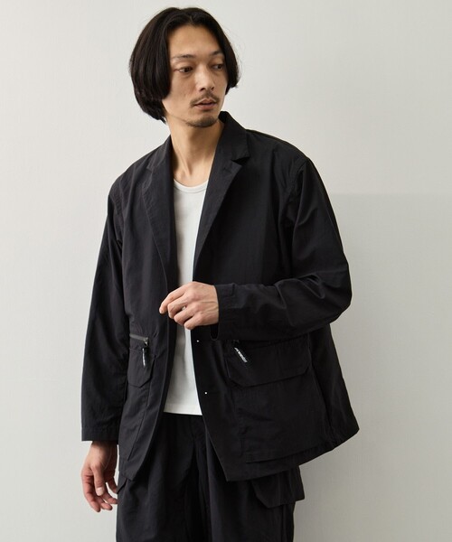 ジャケット テーラードジャケット 「and wander/アンドワンダー」twill jacket メンズの画像