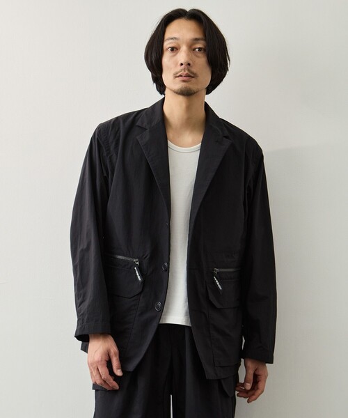 ジャケット テーラードジャケット 「and wander/アンドワンダー」twill jacket メンズの画像