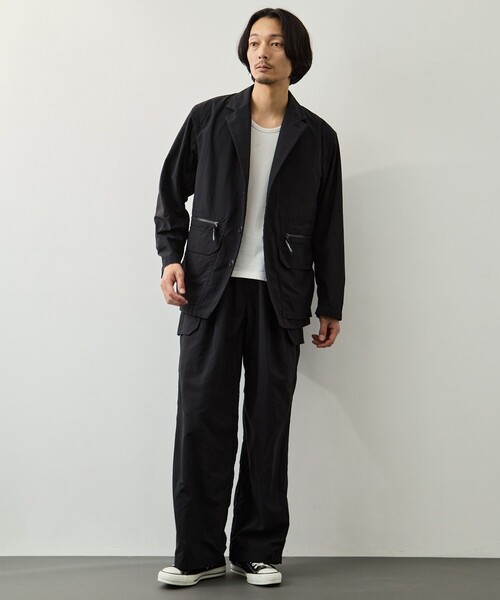 ジャケット テーラードジャケット 「and wander/アンドワンダー」twill jacket メンズの画像