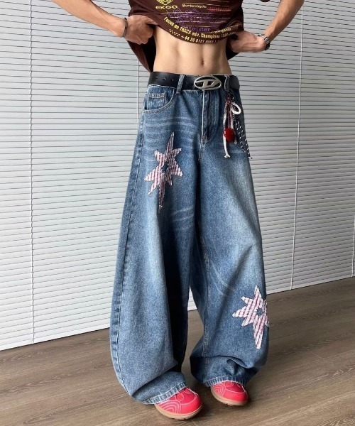 「FreeZone」 デニムパンツ S ブルー メンズ_画像8