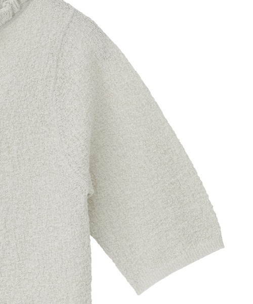 CLANE（クラネ） カーディガン CLANE/クラネ/W FACE FRILL KNIT