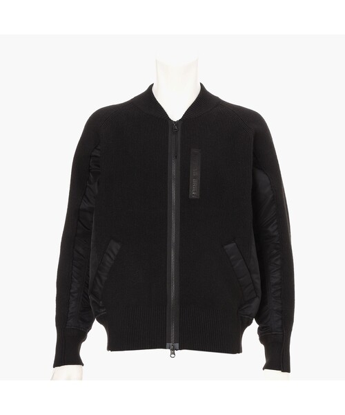 【美品】ブリーフィング ラインブルゾン メンズ　ブラック　L BRIEFING（ブリーフィング） ブルゾン L ブラック メンズ : ZOZOTOWN