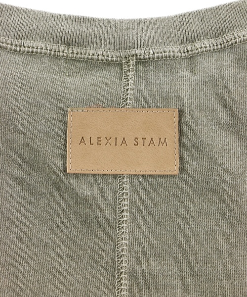 「ALEXIA STAM」 半袖Tシャツ FREE カーキ レディース_画像5