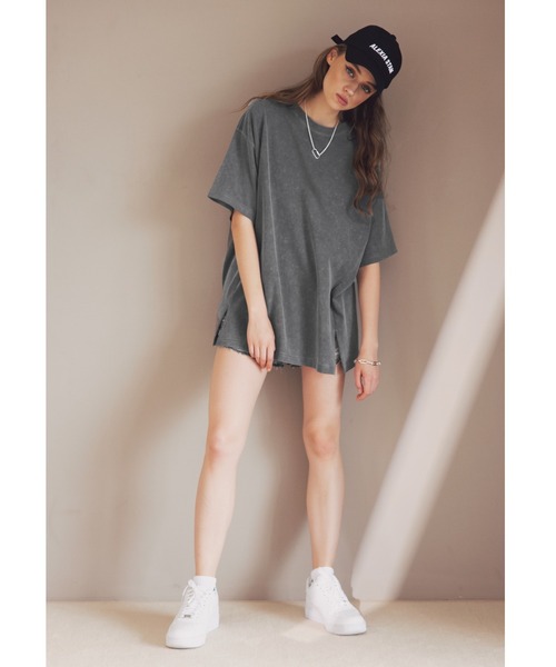 「ALEXIA STAM」 半袖Tシャツ FREE カーキ レディース_画像8