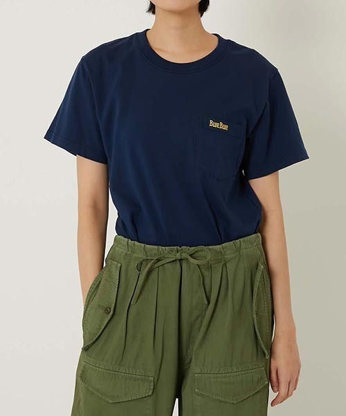 BLUE BLUE（ブルーブルー） tシャツ FRUIT OF THE LOOM × オーガニック