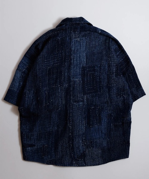 シャツ 「FDMTL」BORO S/S SHIRT RINSE メンズの画像