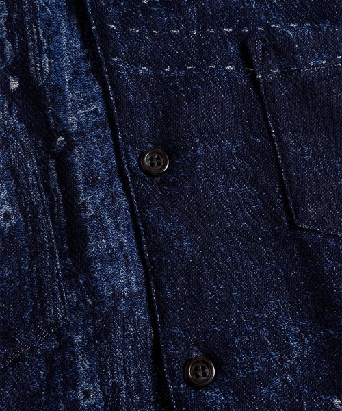 シャツ 「FDMTL」BORO S/S SHIRT RINSE メンズの画像