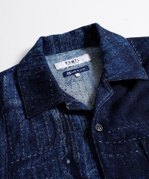 シャツ 「FDMTL」BORO S/S SHIRT RINSE メンズの画像