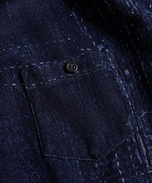 シャツ 「FDMTL」BORO S/S SHIRT RINSE メンズの画像