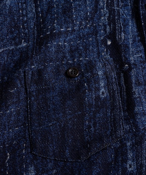 シャツ 「FDMTL」BORO S/S SHIRT RINSE メンズの画像