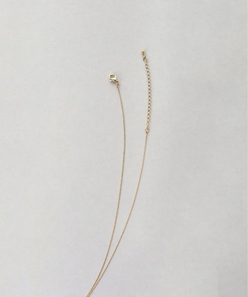ネックレス 金属アレルギー対応「ieLS」ステンレス　シェルパール/イミテーションターコイズ　ネックレス レディース メンズの画像