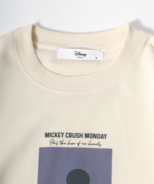 「Disney」 スウェットカットソー M ピンク レディース_画像7