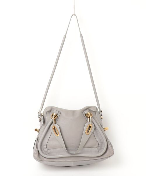Chloe（クロエ） パラティ 2WAYバッグ - グレー レディース