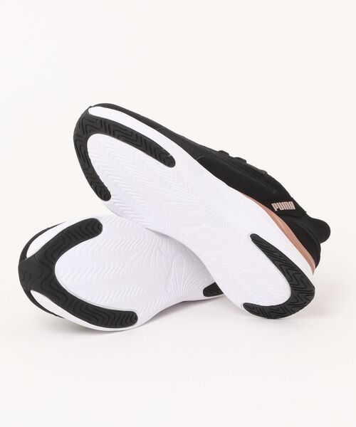 「PUMA」 ローカットスニーカー 22.0cm ブラック レディース_画像3