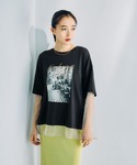 tシャツ シアーレースレイヤードT 88765...の詳細画像1