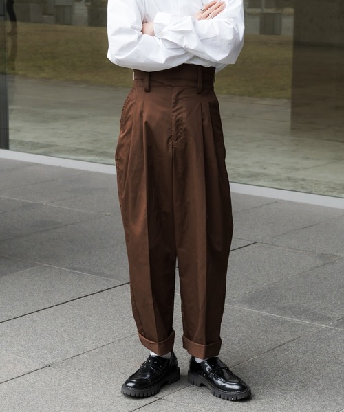 「ONCILY」 チノパンツ MEDIUM カーキ メンズ_画像6