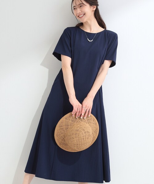 SHOO・LA・RUE（シューラルー） ワンピース 半袖 「S-LL/洗濯機可
