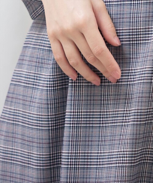 「Tiaclasse」 ドッキングワンピース XX-LARGE チャコールグレー レディース_画像5
