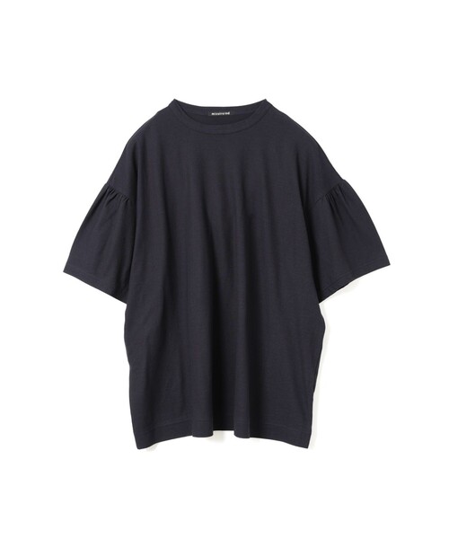 mizuiroind（ミズイロインド） tシャツ ギャザースリーブワイドTシャツ 