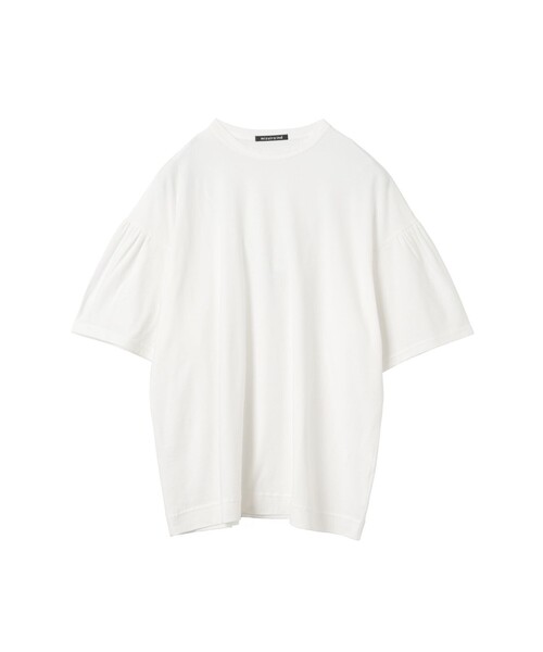 mizuiroind（ミズイロインド） tシャツ ギャザースリーブワイドTシャツ