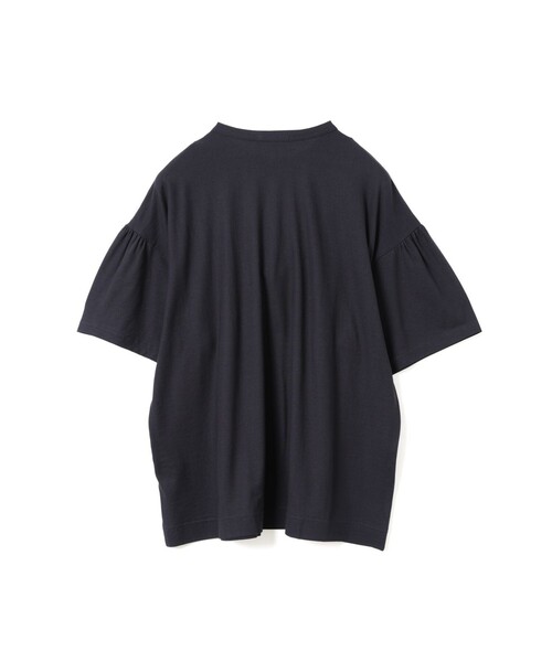 mizuiroind（ミズイロインド） tシャツ ギャザースリーブワイドTシャツ 