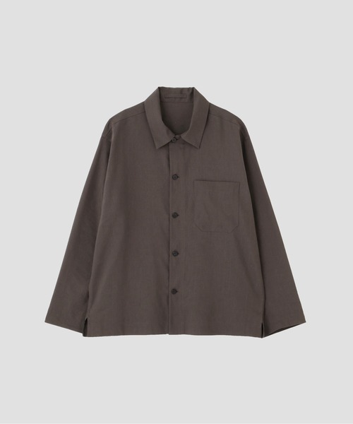 MARGARET HOWELL（マーガレットハウエル） シャツ LINEN WOOL SILK