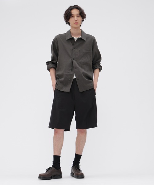 MARGARET HOWELL（マーガレットハウエル） シャツ LINEN WOOL SILK
