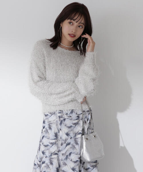 「PROPORTION BODY DRESSING」 フレアスカート SMALL ブルー レディース_画像7