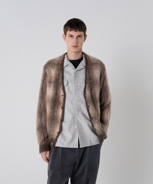PENDLETON（ペンドルトン） カーディガン モヘア混シャギーチェック