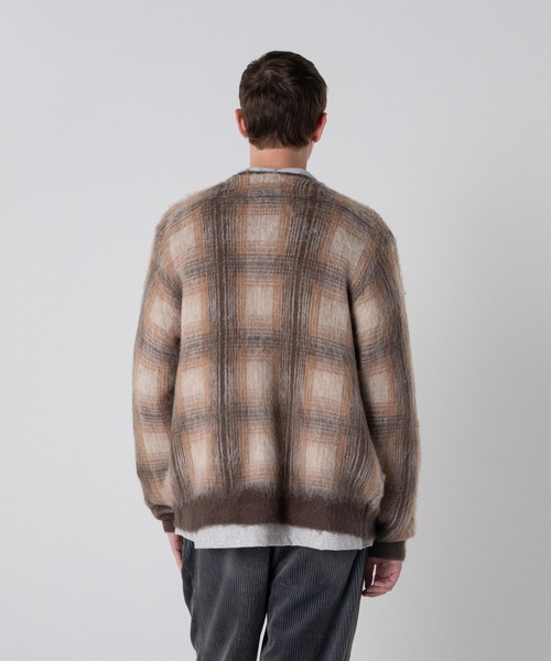 PENDLETON（ペンドルトン） カーディガン モヘア混シャギーチェック