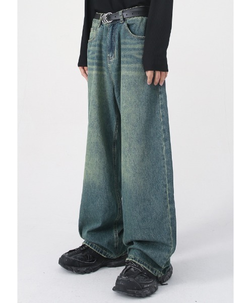「B.R.U」 デニムパンツ MEDIUM ブルー メンズ_画像5