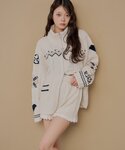 パンツ 「セットアップ対応」レースレイヤードケ...の詳細画像1