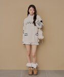 パンツ 「セットアップ対応」レースレイヤードケ...の詳細画像4