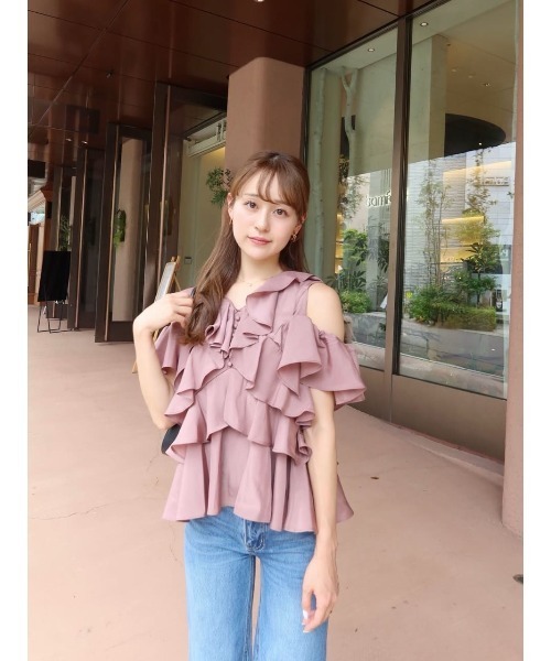 Her lip to Olivia Tiered Top レディース : ZOZOTOWN Yahoo!店 - 通販