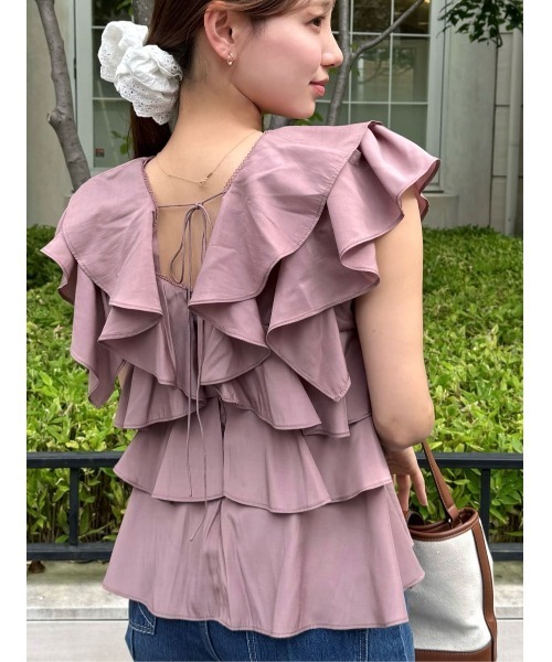 Her lip to Olivia Tiered Top レディース : ZOZOTOWN Yahoo!店 - 通販