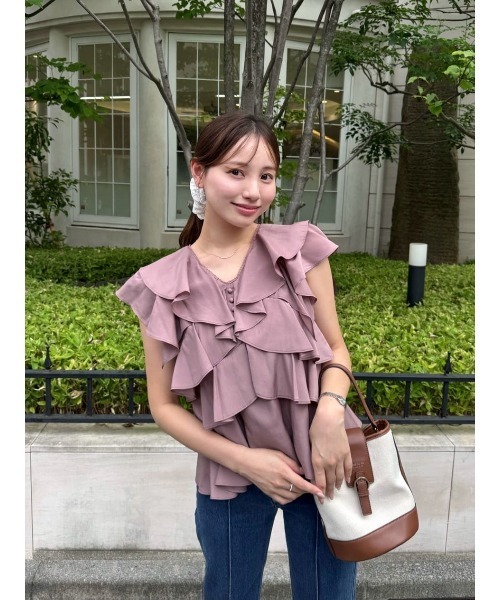 Her lip to Olivia Tiered Top レディース : ZOZOTOWN Yahoo!店 - 通販