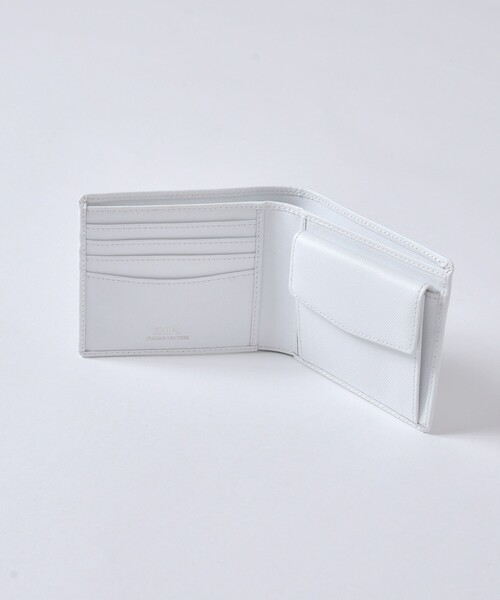 新品未使用♡Felisi ホワイトレザー 二つ折り財布 SHIPS（シップス） 二つ折り財布 財布 SHIPS:「SAFFIANO LEATHER