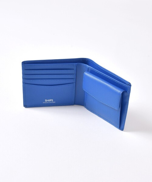 SHIPS（シップス） 二つ折り 二つ折り財布 財布 SHIPS:「SAFFIANO