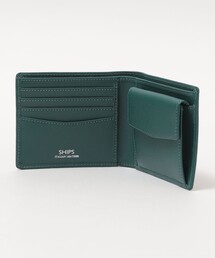 完売商品　SHIPSイタリアンレザー長財布　ブルー×ホワイト SHIPS:【SAFFIANO LEATHER】 イタリアンレザー 長財布｜ SHIPS