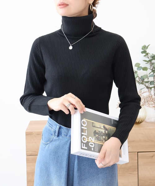 Social GIRL（ソーシャルガール） ニット セーター タートルネック